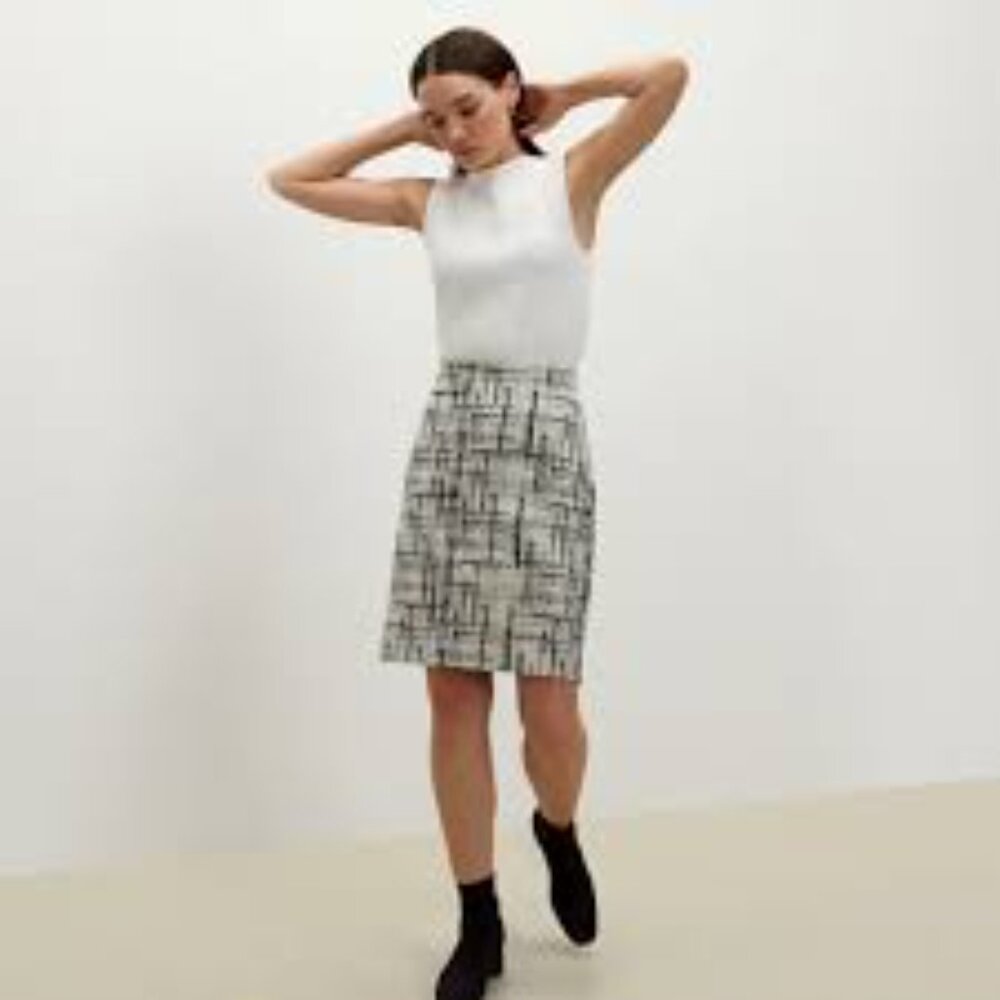 MM Lafleur The Noho Skirt - Cubist Jacquard Size 14 NEW